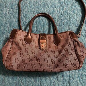 Dooney Bourke Black and Gray Purse. Used